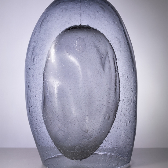 Ann Gardner: Table Wave 6, 2019, Blown glass, 25 x 14.5 x 13.5 inches