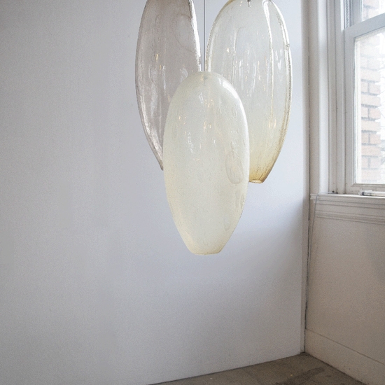 Ann Gardner, Trio C, 2026, Blown glass, 41 x 20 x 25 inches