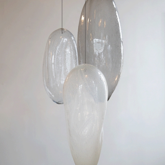 Ann Gardner, Trio D, 2026, Blown glass, 48 x 19 x 22 inches