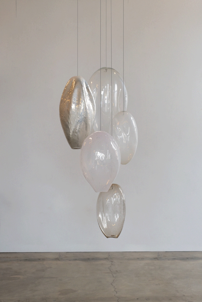 Ann Gardner, Trio H, 2026, Blown glass, 50 x 22 x 30 inches