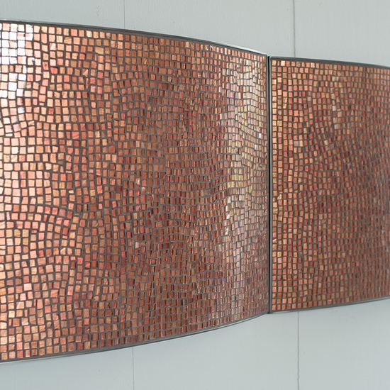 Sideview of 'Untitled Mosaic 2'