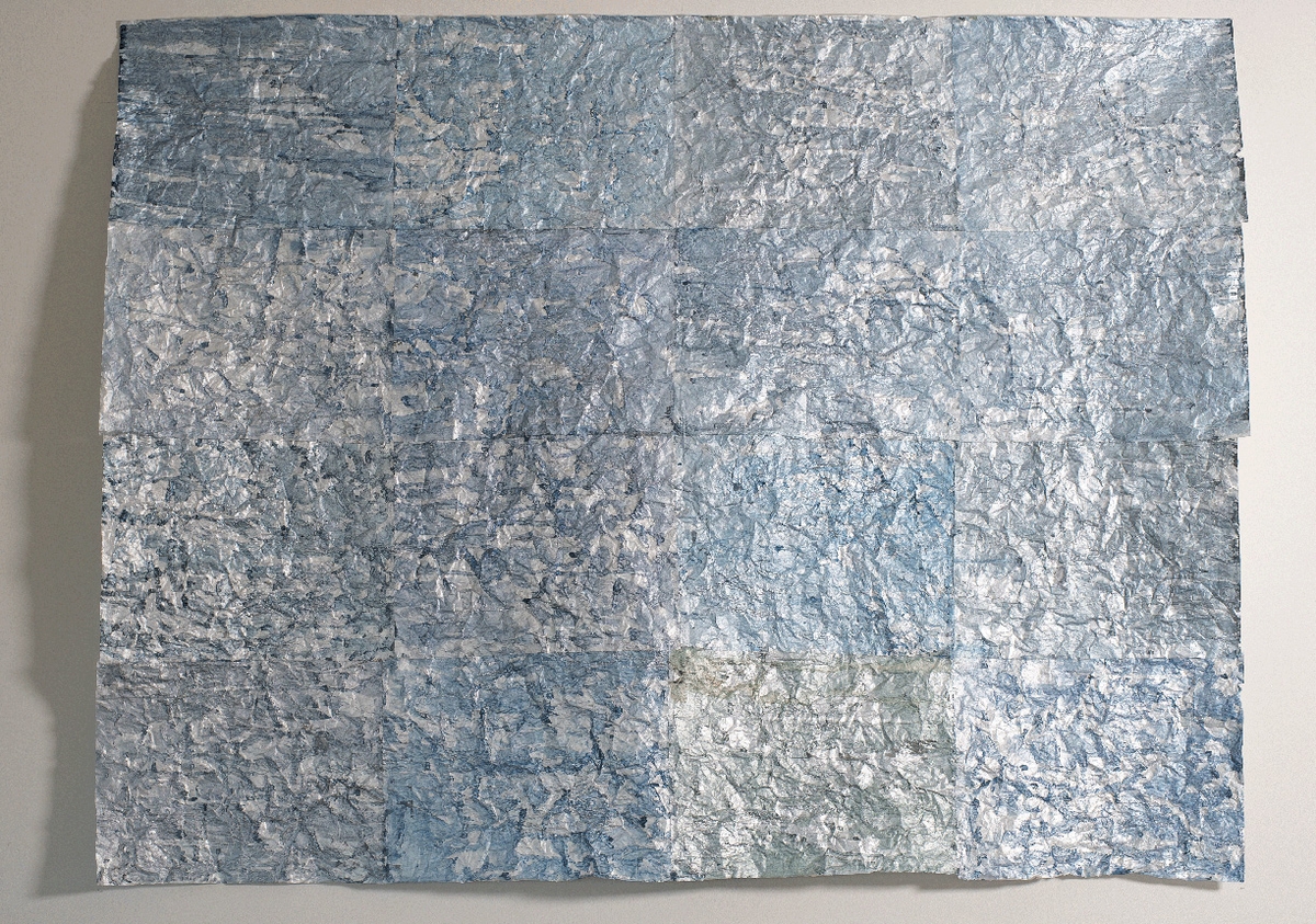 Ann Gardner, Water 6, 2026, Mixed media, 40.5 x 52.5 inches