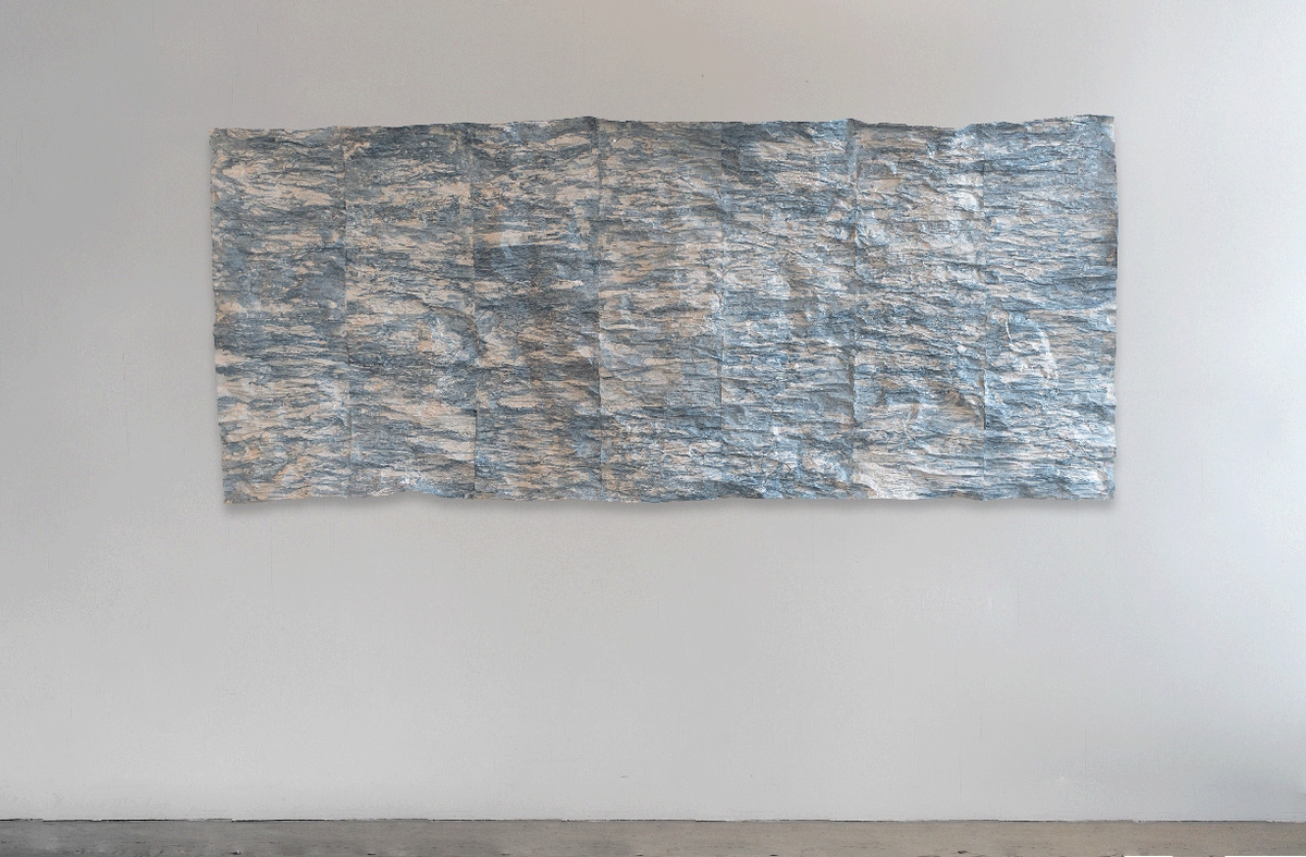 Ann Gardner, Water 7, 2026, Mixed media, 38 x 90 inches