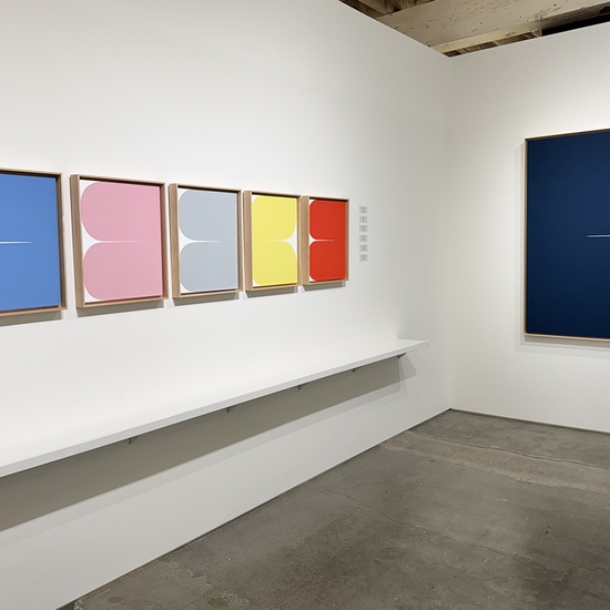 Install of Group Show: Formal Color