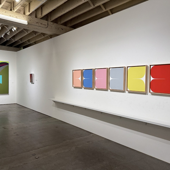 Install of Group Show: Formal Color