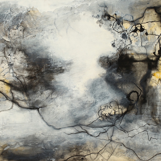 Philip Govedare: Anima Mundi #11, 1995-2022, Acrylic, ink, and charcoal on paper, 22.25 x 30 inches