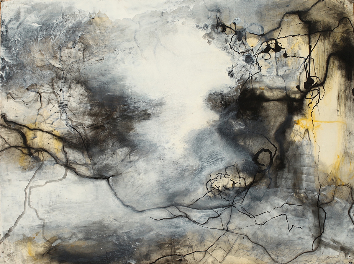 Philip Govedare: Anima Mundi #11, 1995-2022, Acrylic, ink, and charcoal on paper, 22.25 x 30 inches