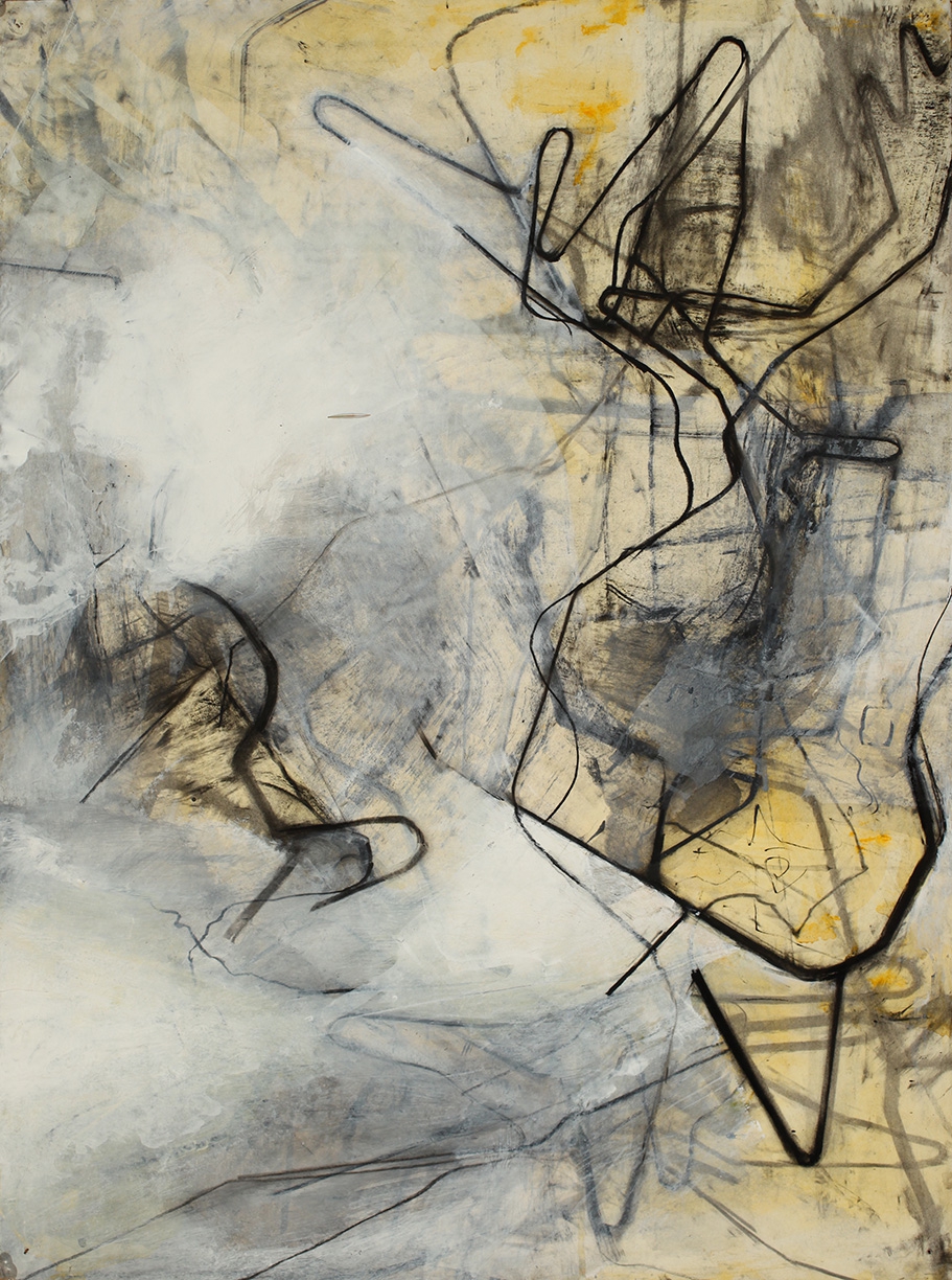 Philip Govedare: Anima Mundi #12, 2022, Acrylic, ink, and charcoal on paper, 30 x 22.25 inches