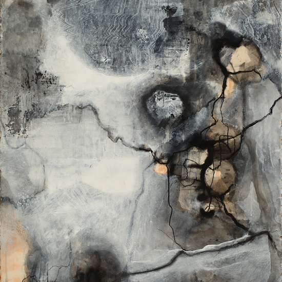 Philip Govedare: Anima Mundi #13, 2022, Acrylic, ink, and charcoal on paper, 30 x 22.25 inches