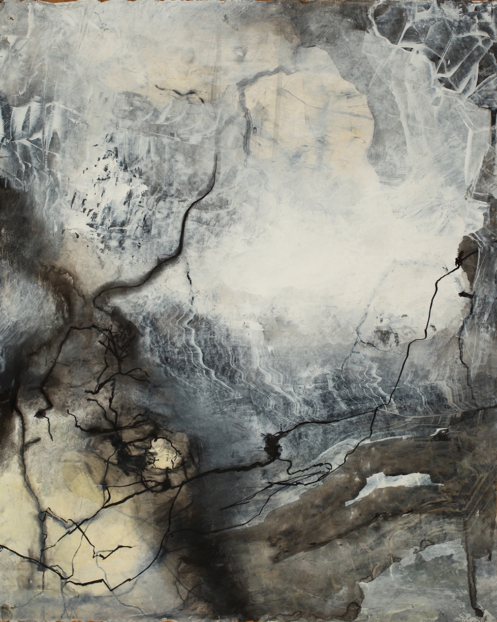 Philip Govedare: Anima Mundi #15, 2022, Acrylic, ink, and charcoal on paper, 22.25 x 18 inches