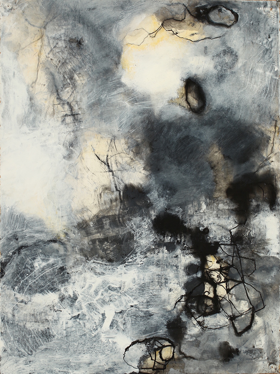 Philip Govedare: Anima Mundi #5, 1995-2022, Acrylic, ink, and charcoal on paper, 30 x 22.25 inches