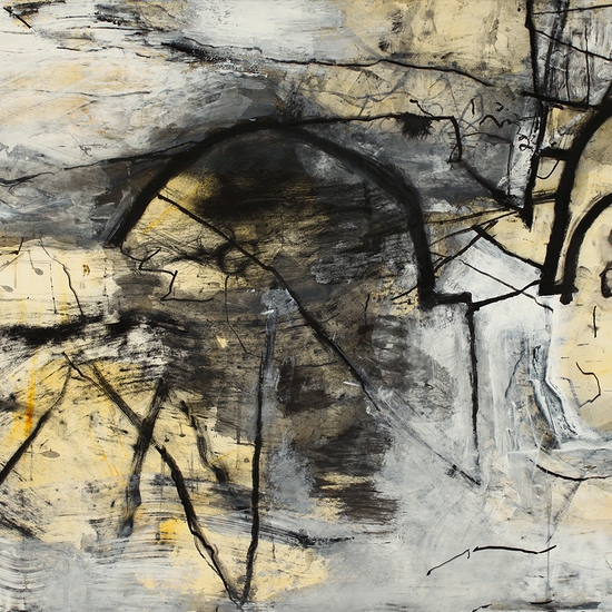Philip Govedare: Anima Mundi #6, 1992-2022, Acrylic, ink, and charcoal on paper, 22.25 x 30 inches