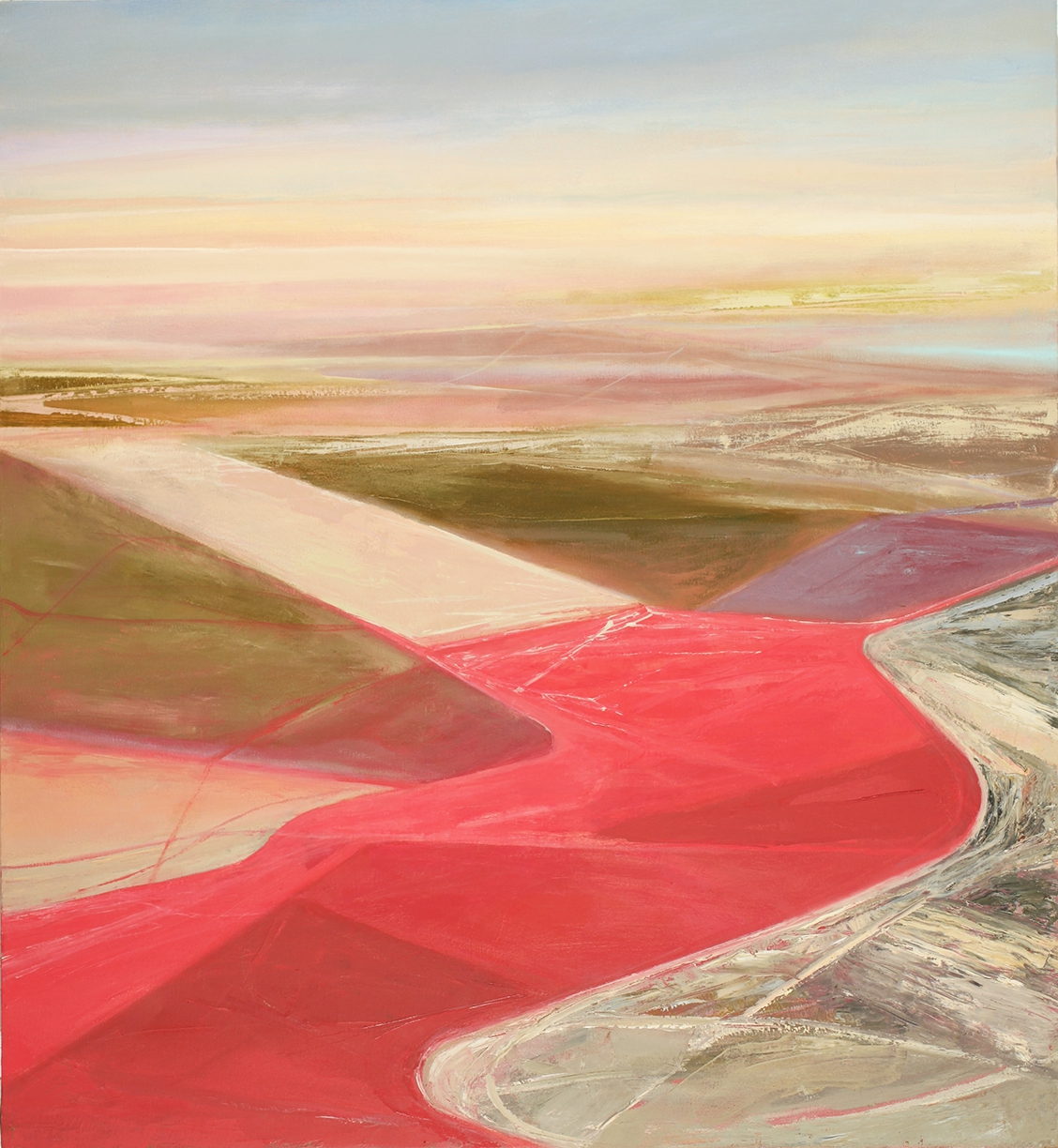 Philip Govedare, Aria, 2024, Oil on Canvas, 52 x 47 inches