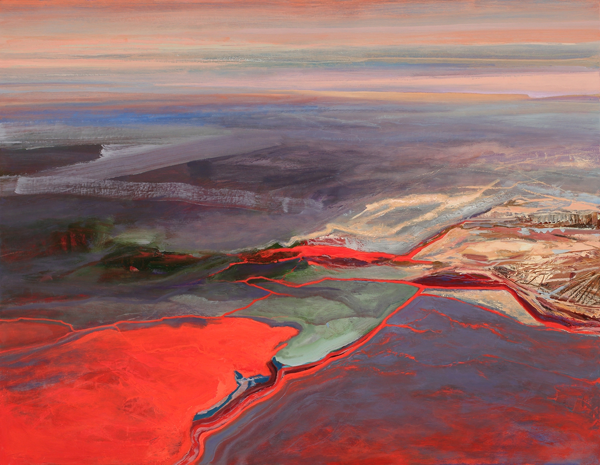 Philip Govedare: Artifact, 2016, Oil on canvas, 52 x 67 inches