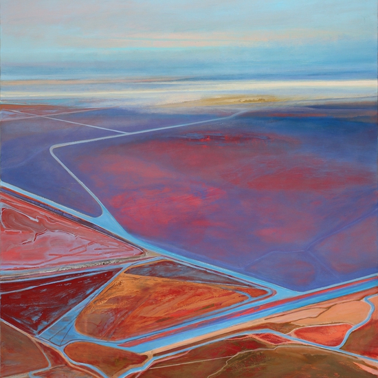 Philip Govedare, Aurora, 2025, Oil on canvas, 54 x 48 inches