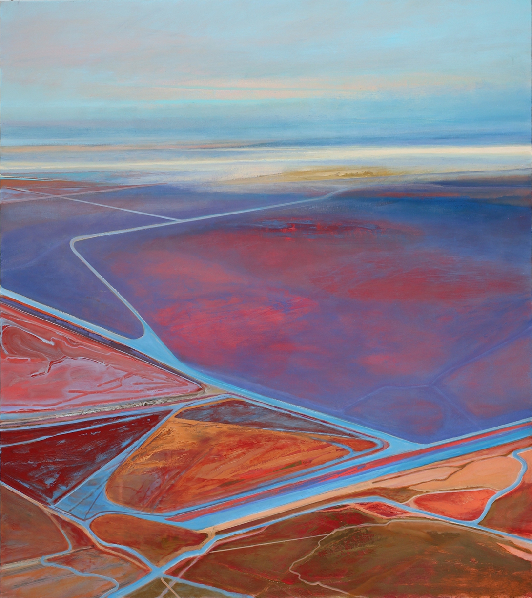Philip Govedare, Aurora, 2025, Oil on canvas, 54 x 48 inches