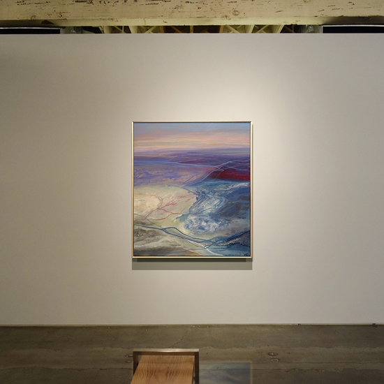 Philip Govedare: Maelstrom, 2020, Oil on canvas, 54 x 47 x 2 inches