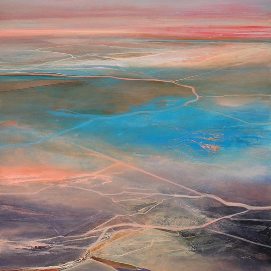 Philip Govedare: Drift, 2022, Oil on canvas, 40 x 35 inches