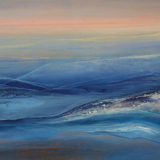 Philip Govedare: Tide, 2020, Oil on canvas, 30 x 47 inches (framed dimensions: 31 x 48 x 2 inches)