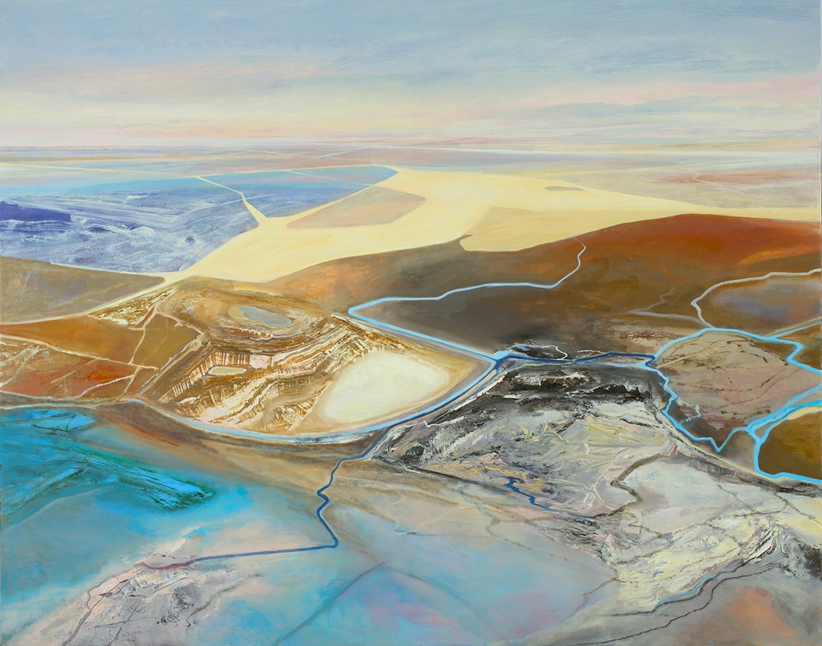 Philip Govedare, Pour Toujours, 2026, Oil on canvas, 61 x 78.5 x 2 inches