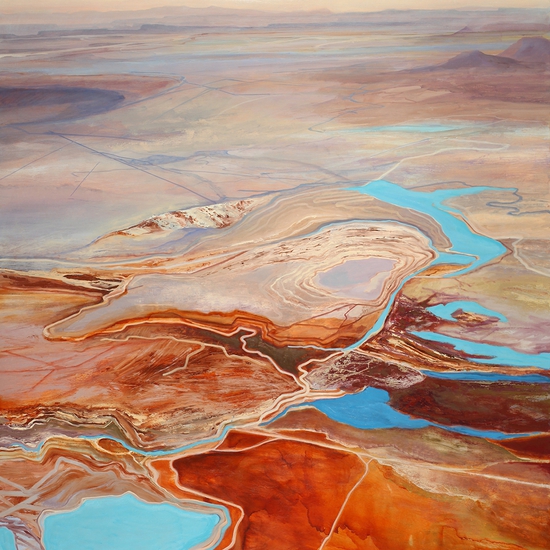 Philip Govedare, Project #3, 2011-14, Oil on canvas, 70 x 64 inches (framed dimensions: 71 x 65.25 x 2 inches)