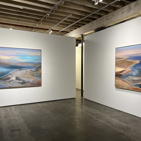 Installation in Phillip Govedare's 2024 Solo Exhibition