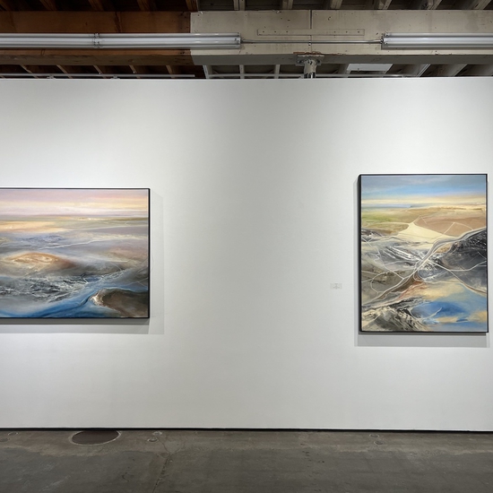 Installation in Phillip Govedare's 2024 Solo Exhibition