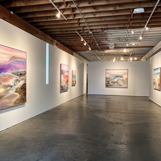 Installation in Phillip Govedare's 2022 Solo Exhibition