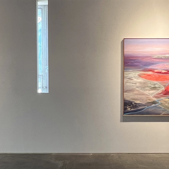 Installation in Phillip Govedare's 2022 Solo Exhibition