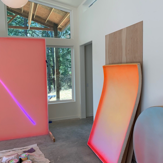 Peter Gronquist's studio, 2019