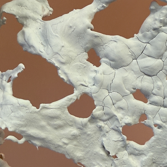 Peter Gronquist: Alchemist V, 2024, Satin, resin, acrylic, quartz paint on plexiglass and wood, 48 x 36 inches