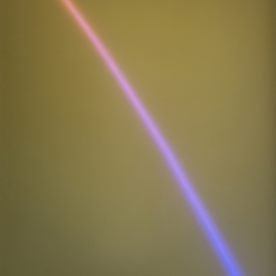 Peter Gronquist: Distortion, 2019, Acrylic, enamel and custom programmed LEDs, 72 x 48 x 3 inches