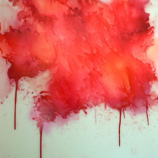 Peter Gronquist: Nebula, 2019, Acrylic and oil on wood and plexiglass, 96 x 72 x 3 inches