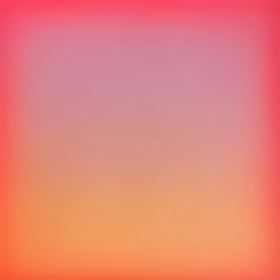 Peter Gronquist: This Is the Way We Harmonize, 2019, Acrylic and enamel on wood with plexiglass, 48 x 48 x 4 inches