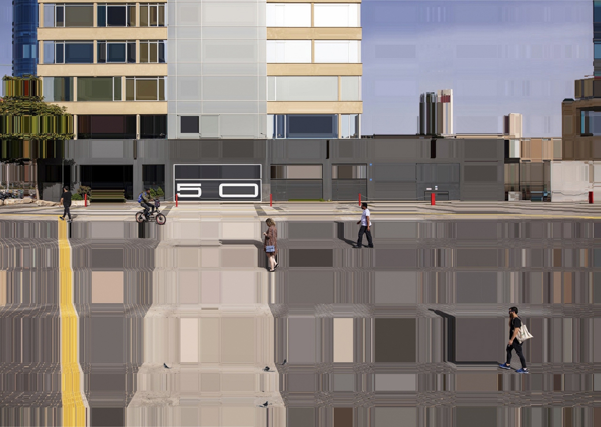 Asaf Gam Hacohen: Begin Road 50, Tel Aviv, 2019, Archival pigment print, Edition of 5 + 2AP, 39 x 59 inches