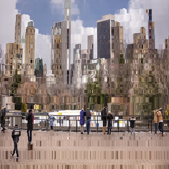 Asaf Gam Hacohen: Central Park #1, 2019, Archival pigment print, edition of 5 + 2AP, 66x58 inches