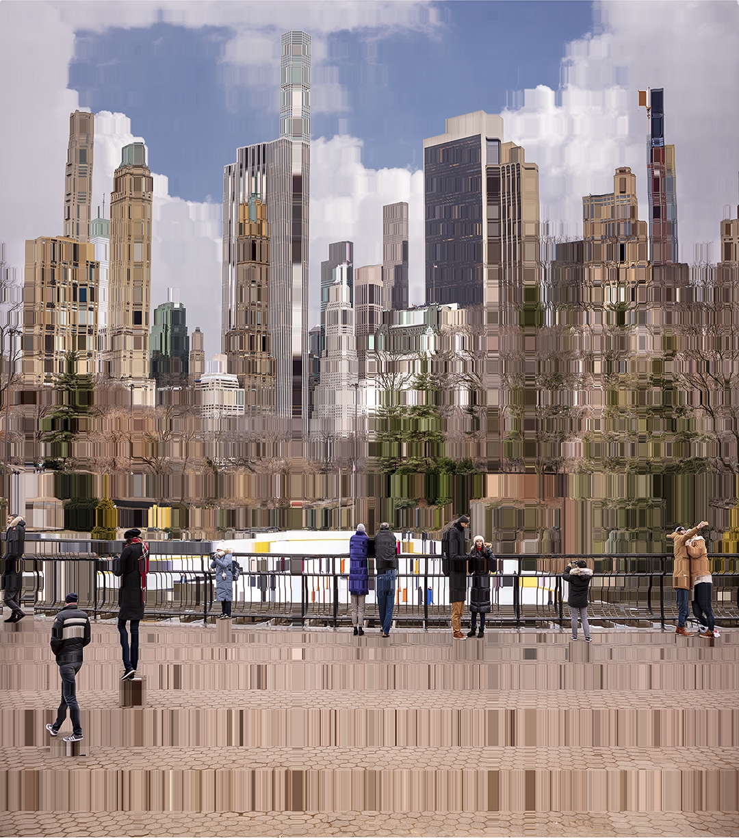 Asaf Gam Hacohen: Central Park #1, 2019, Archival pigment print, edition of 5 + 2AP, 66x58 inches