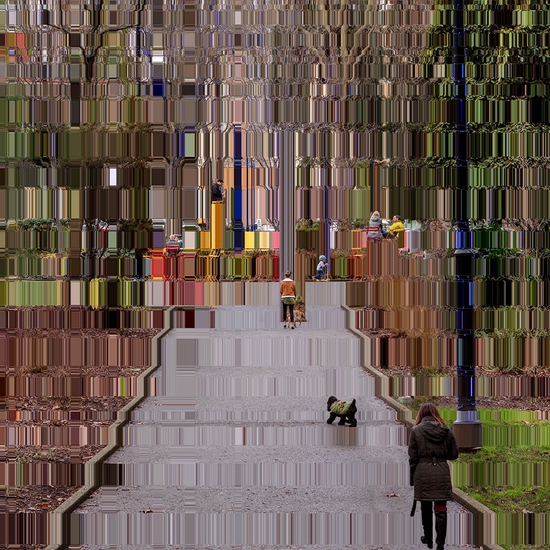 Asaf Gam Hacohen: Denny Park, Seattle, 2019, Archival pigment print, 42.5 x 34 and 58.75 x 47 inches, Edition of 5