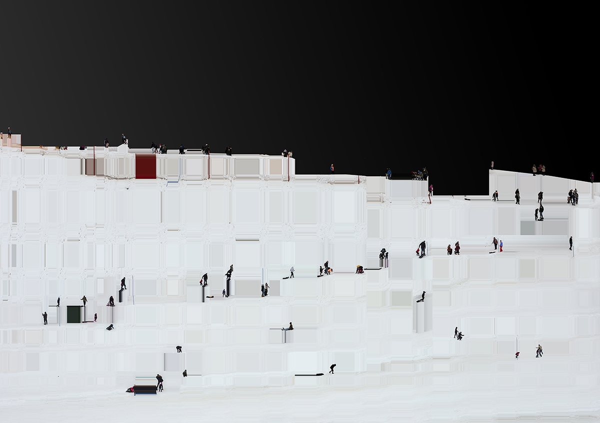 Asaf Gam Hacohen: Mt. Hermon #2, 2020, Archival pigment print, edition of 5 + 2AP, 41 x 58 and 58 x 81.75 inches