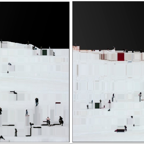 Mt. Hermon #1 and #2 (diptych)