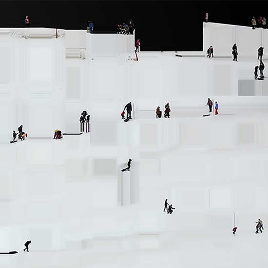 Detail of 'Mt. Hermon #2'