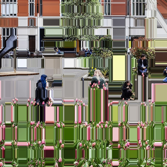 Detail of 'Soho's Golden Square'