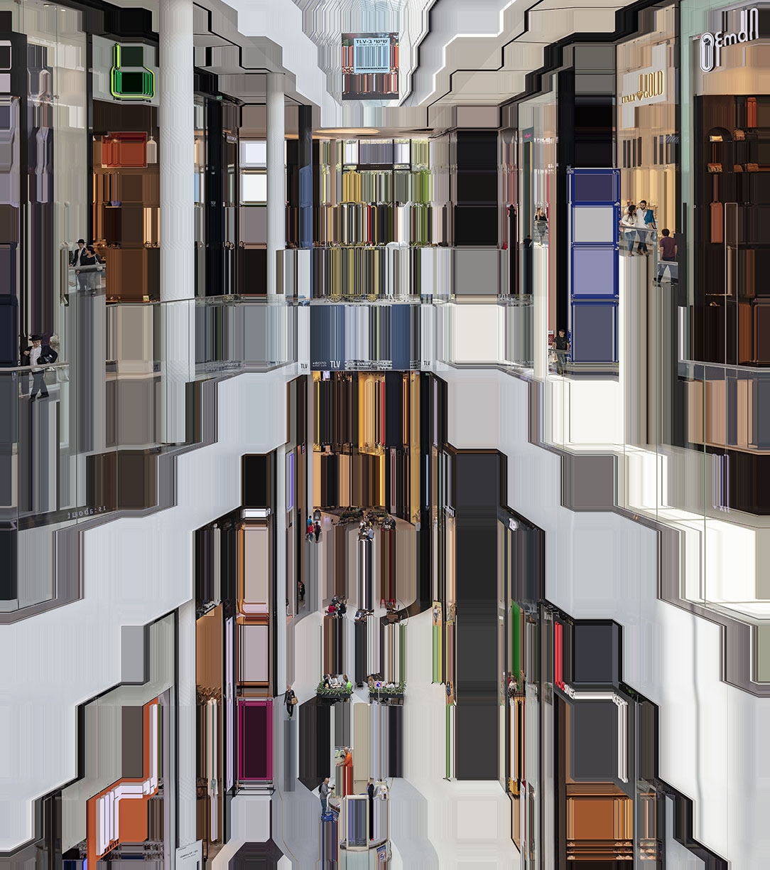 Asaf Gam Hacohen, TLV Fashion Mall, 2018, Archival pigment print, Available in Various Sizes, Each edition of 5
