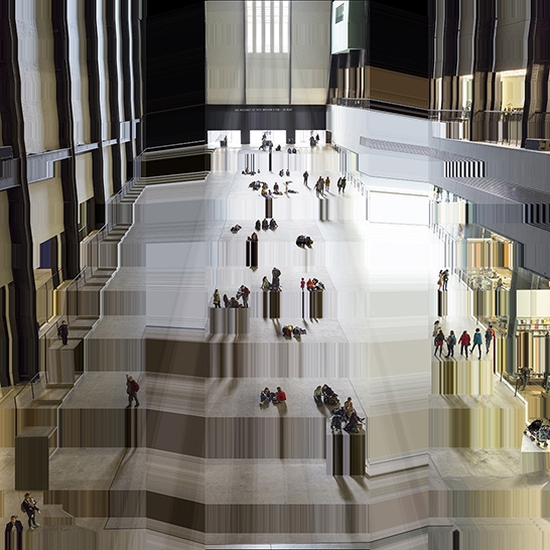 Asaf Gam Hacohen: Tate Ground Floor, 2017, Archival pigment print, Edition of 5 + 2AP, 44 x 44 and 58 x 58 inches
