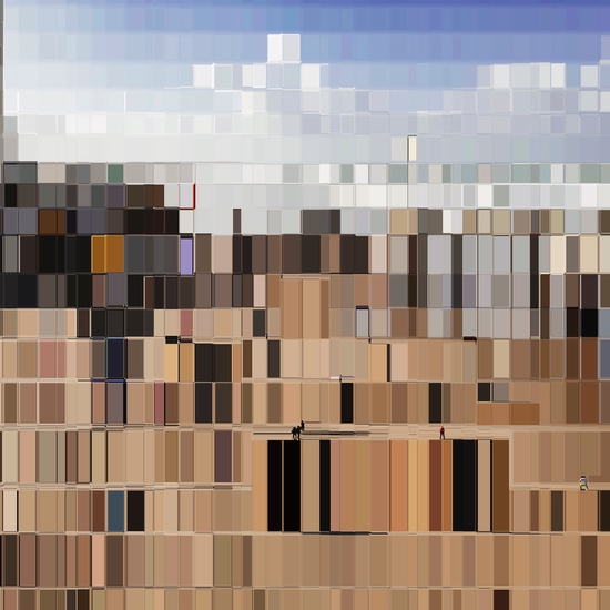 Asaf Gam Hacohen: Tel Aviv Beach, 2023, Archival pigment print, 39 x 59 and 54 x 81 inches, Edition of 5