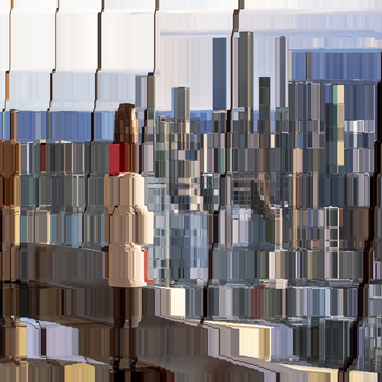 Detail of 'The Needle, Seattle'