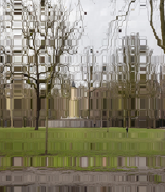 Asaf Gam Hacohen: Vondelpark, Amsterdam, 2018, Archival pigment print, edition of 5 + 2AP, 44 x 38 inches