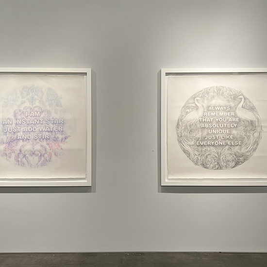 Installation in "History Repeats" 2022 group exhibition