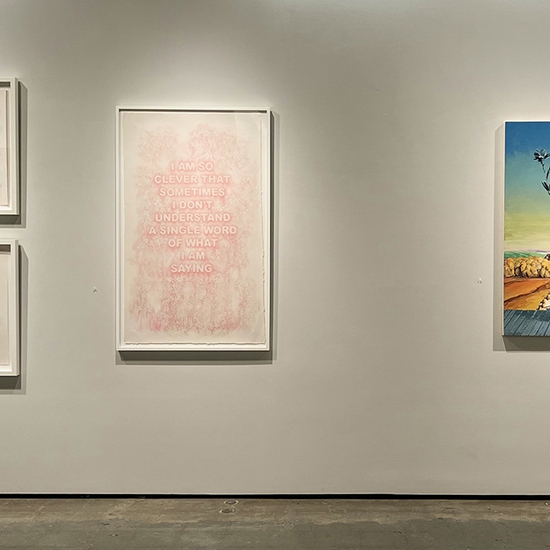 Installation in "History Repeats" 2022 group exhibition