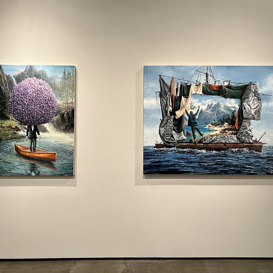 Installation in "History Repeats" 2022 group exhibition